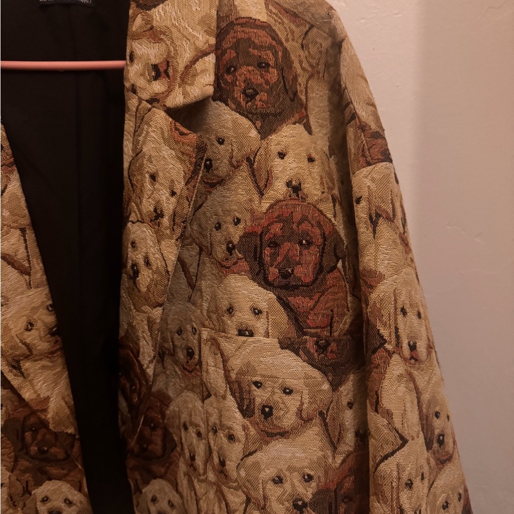 Dressed in LALA Puppy Print Jacket missing LaLa patch - Picture 5 of 6